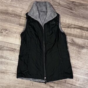 Women's Black and Gray Vest